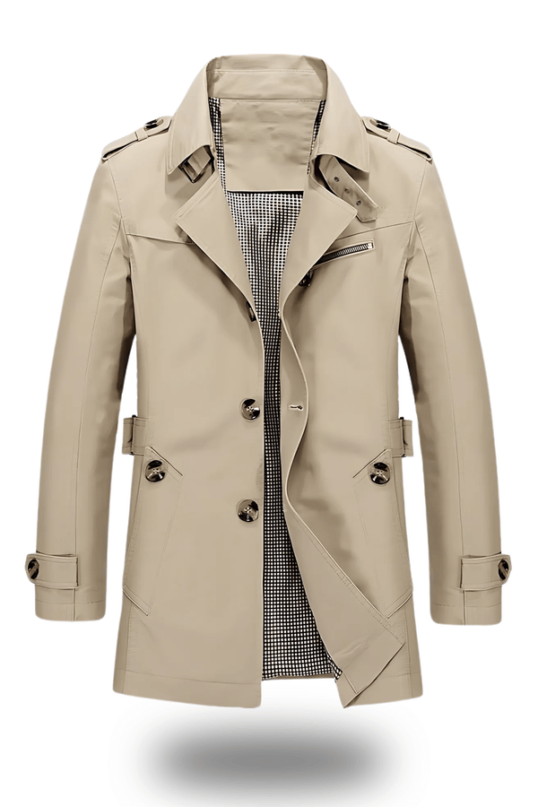 Jens Trenchcoat mit umgelegtem Kragen
