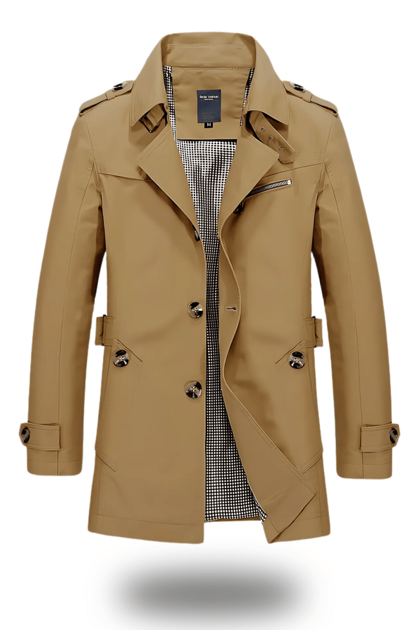 Jens Trenchcoat mit umgelegtem Kragen